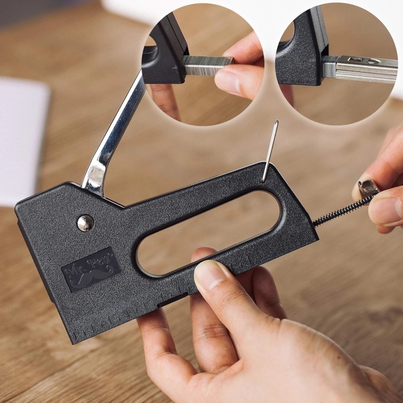 Mr. Pen Light Duty Staple Gun with 2000 Staples, 5/16