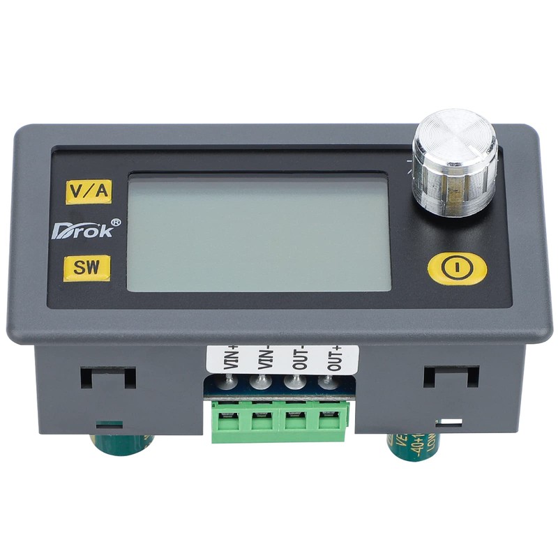 DROK Buck Boost Converter, DC 5.0-30V to 0.6-30V 4A 35W