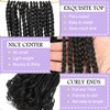 WOKAA Crochet Hair for Women 10 Inch 8 Packs French