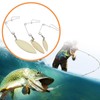 Briny River 24pcs Willow Fishing Spinnerbait Kits Stainless Steel with