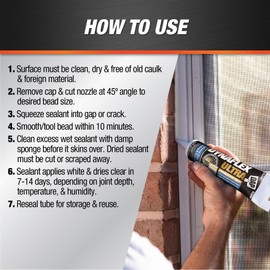 DAP Dynaflex Ultra Advanced Exterior Sealant, Clear, 5.5 Oz (7079818207)