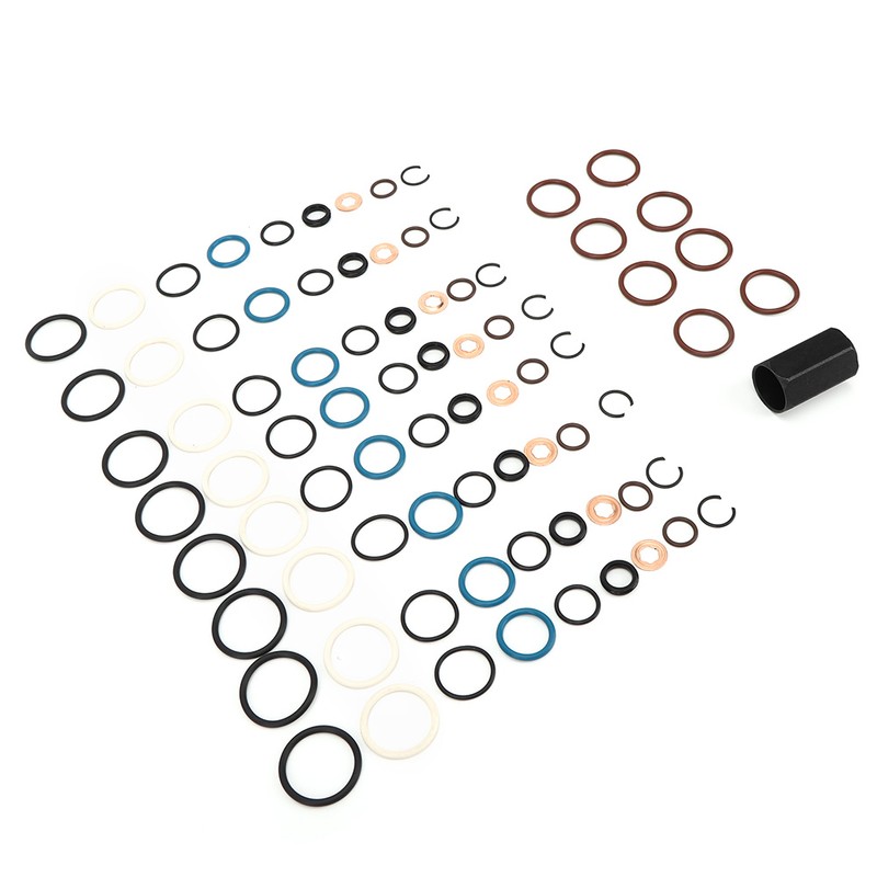 Diesel Rail Leak Repair Kit Tool O Rings &amp; Injector