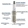 CNPAPC 6X Spark Plugs + Wire & Ignition Coil For