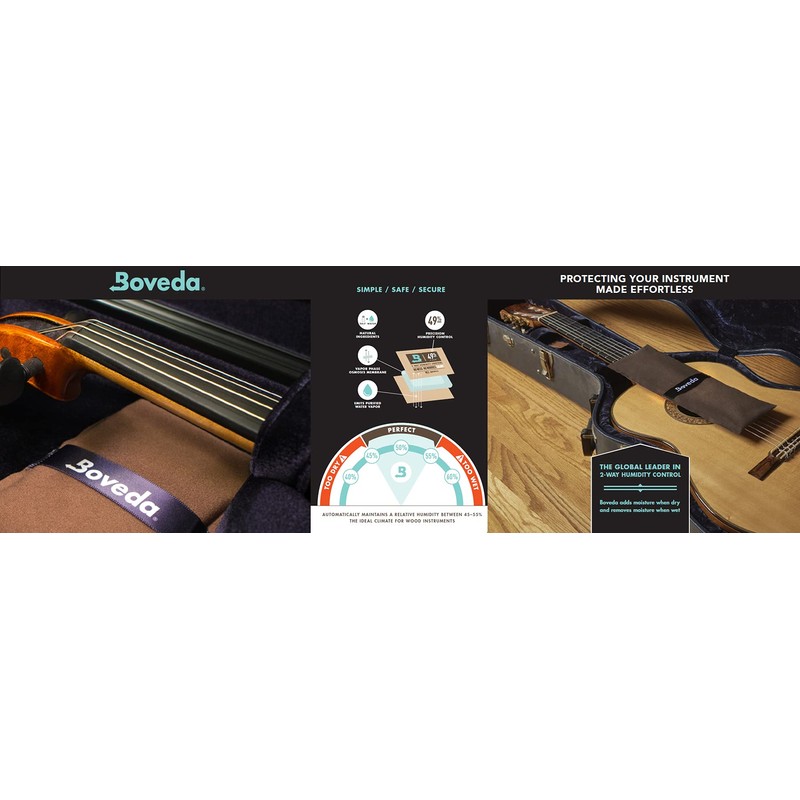 Boveda 2-Way Humidity Control Pack, High Absorption, 49% RH, 40g