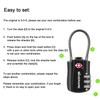 GIVERARE 4 Pack TSA Approved Luggage Locks, Combination Travel Cable