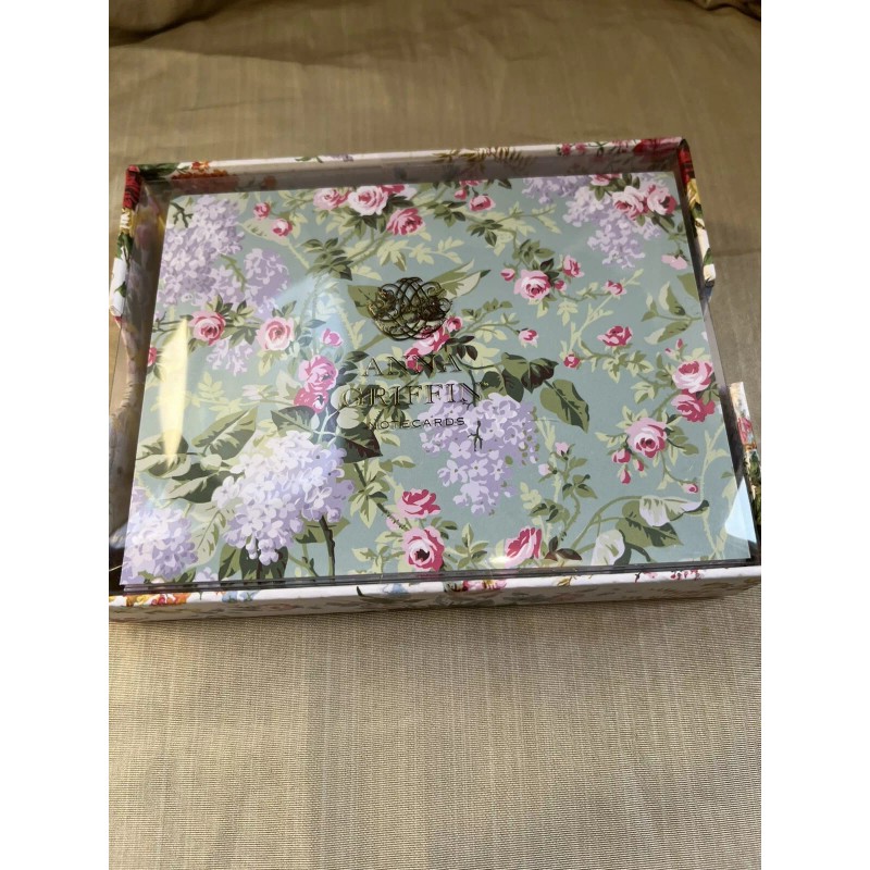 Anna Griffin Annalise Lilacs Folded Floral Note Cards