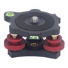 Tripod Head Leveling Base Camera Leveler Aluminum Alloy 3/8 Inch