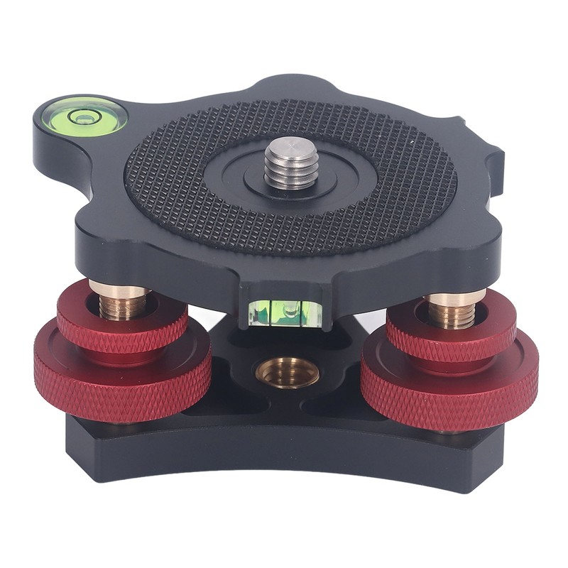 Tripod Head Leveling Base Camera Leveler Aluminum Alloy 3/8 Inch