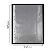 SENRISE A4 Files Sleeves, 100pcs Punched Filing Folders 30 Micron