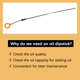 Engine Oil Level Dipstick Fit for 2007-2018 Nissan Altima 2008-2019 Maxima 2011-2017 Quest 2014-2016 Infiniti QX60 3.5L 6Cyl Replace 11140JA10A w/Oil Drain Plug Washer