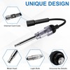 2PCS Inline Spark Plug Testers, Small Armature Diagnostic Detector Tool,
