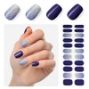 MOOYIYAN - Tiras de uñas brillantes, libres de rayos UV,