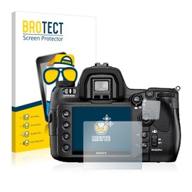BROTECT 2x Anti-Glare Screen Protectors Compatible with Sony Alpha 850 (DSLR-A850) Matte Screen Protector Film Anti-Reflection Anti-Fingerprint