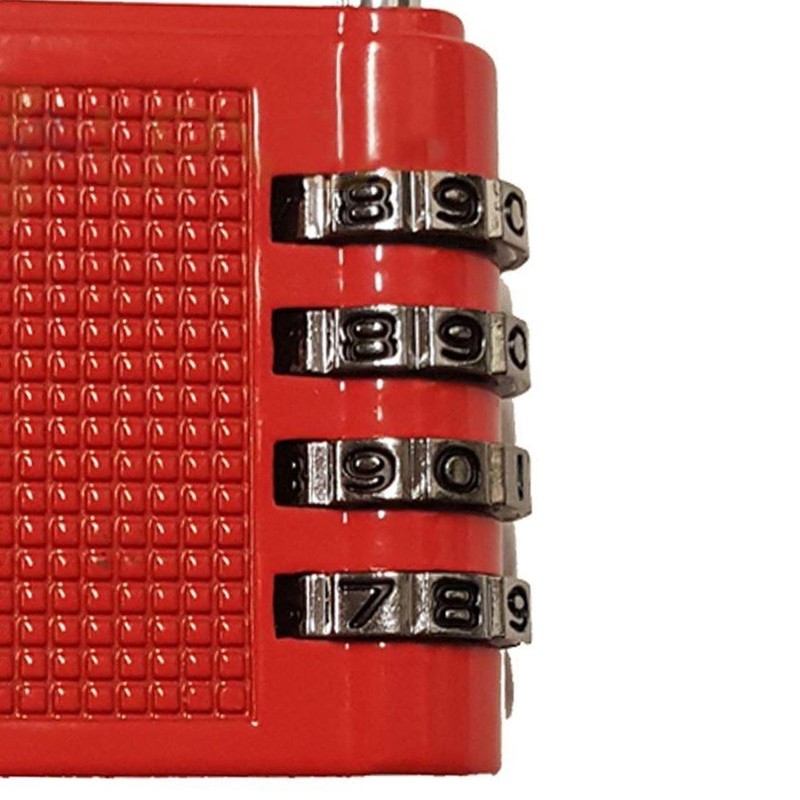 Dapetz ® 4-Digit Combination Padlock, Resettable Locker Padlock, Weatherproof Outdoor
