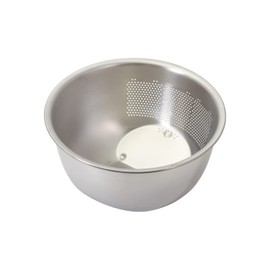Pearl Metal HB-6765 Rice Sharpener Bowl, Colander, 3-Way, Dishwasher Safe, 18-8 Stainless Steel, Made in Japan Tsubame Niigata Prefecture
