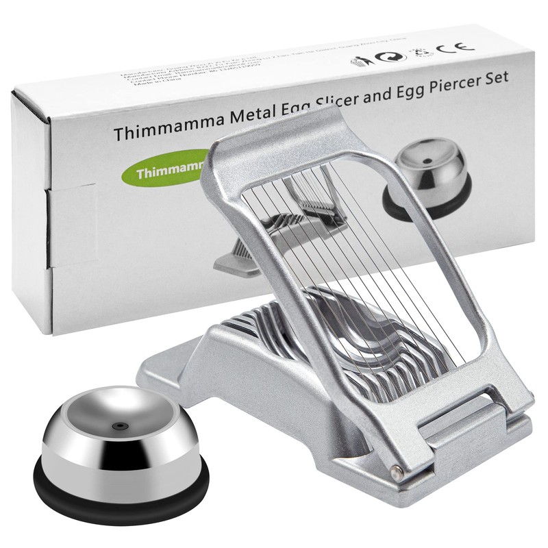 Egg Cutter with Egg Cutter, Stainless Steel Egg Cutter, Dishwasher
