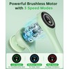 Electric Body Brush Back Scrubber for Shower, Waterproof Long Handle