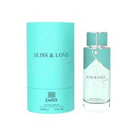 Bliss & Love For Her EDP 100 ML 3.4OZ by Emper – Original Fragrance From Dubai With Top Notes of Peonies, Lily of The Valley and Stephanotis - Floral and Elegant Fragrance.