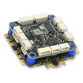 AERO SELFIE H743 Flight Controller with 60A 8 bit ESC 30x30 Stack: Supports 2-6S LiPo, Dual IMU, Compass, Barometer, Compatible with Betaflight, INAV, PX4, Ardupilot for FPV & Racing Drones