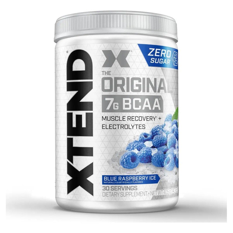Suplemento Bcaa Mezcla Aminoácidos Polvo Xtend Sabor Frambuesa Azul 420g