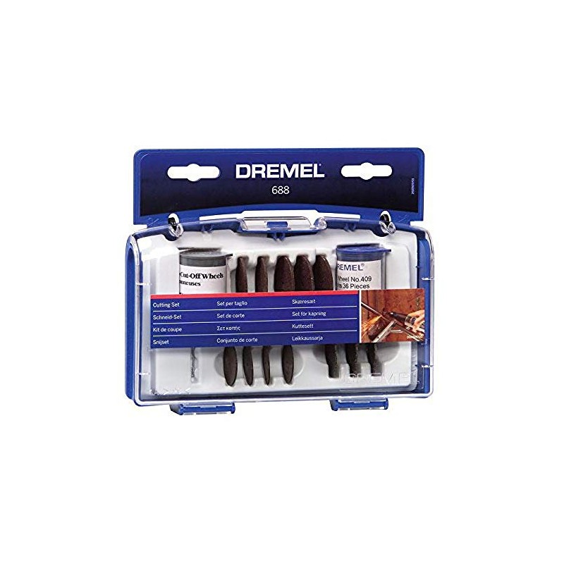 Dremel 688 Cutting Set, Accessory Kit with 69 Cutting Accessories