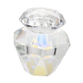 Ipetboom Gel Builder for Nails Nail Dip Powder 1pc Irregular Crystal Nail Art Mixing Cup High Clarity Dish for Liquid Powder Nail Liquid Container for Manicures Color