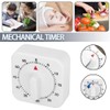1PC 60 Minute Mechanical Kitchen Learning Timer with Loud Alarm
