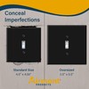 (2 Pack) Jumbo 2-Gang Toggle Switch Plate Cover – Oversized