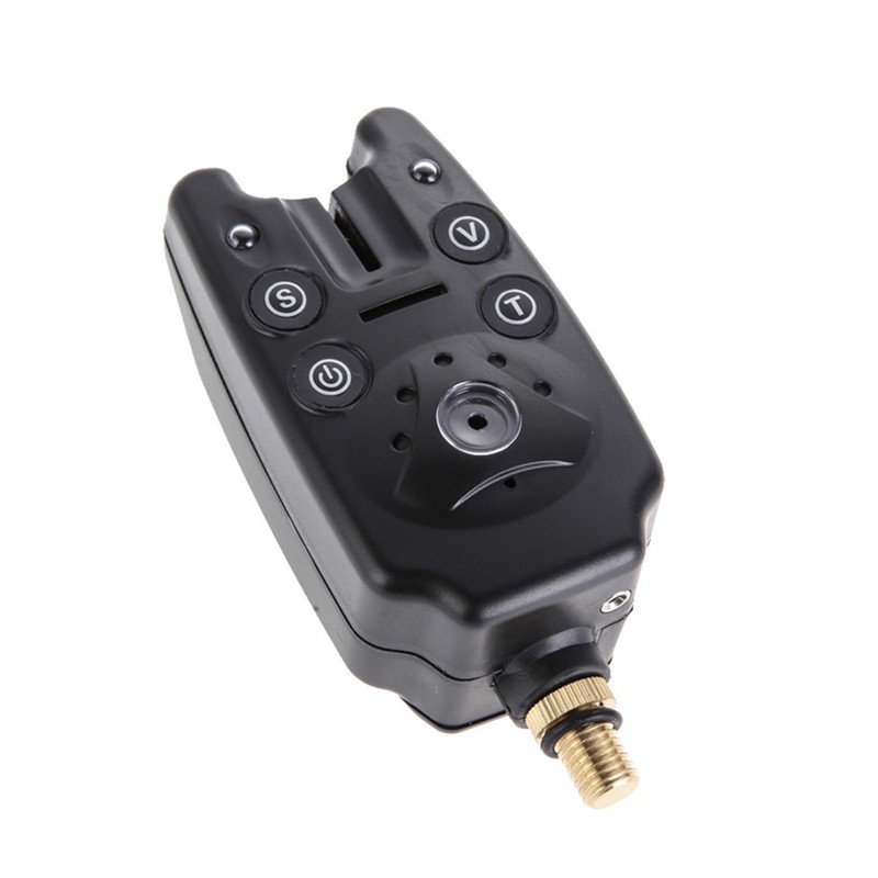Fishing Bite Alarm with LED Blue Light Adjustable Tone Volume