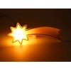 BELI-BECO 555 Komet - Stern gelb für Krippe mit Beleuchtung