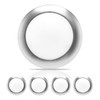 ECOELER 4 Pack 6 Inch Dimmable LED Disk Light Brushed