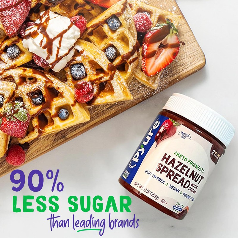 Pyure Keto Hazelnut Chocolate Spread | Sugar-Free, Low Carb, Vegan