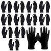 24Pcs Black Cotton Gloves, Cotton Gloves For Dry Hand, Eczema