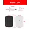 Solar Panel for Ring Doorbell, 5W IP66 Waterproof Solar Panel
