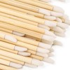 Tecbeauty 200 Pcs Desechables Mango de Bambú Cepillos de Labios