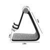 MOSSTYUS Bling Rhinestone Adjustable Phone Stand Sparkling Non-Slip Holder for