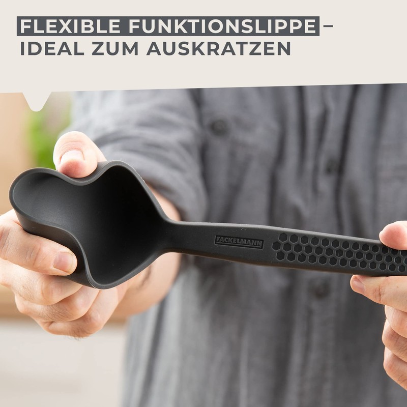 Fackelmann Statement Lift-Up Ladle - Ladle with Ergonomic Handle -
