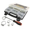 toolzone HW039 8-44 mm Stainless Steel Hose Clamps Clips -