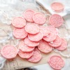 Nuvretk 30pcs Handmade Wax Seal Stickers, 3D Sakura Cluster Design,