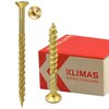 KLIMAS Wood Screws Torx - Chipboard Screws Yellow - Countersunk