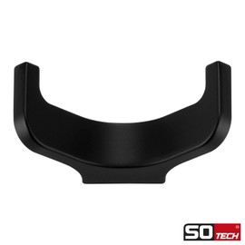 SOTECH Bill Double Hooks Matt Black 72.5 x 29 x 37.5 mm with Concealed Mounting Coat Hooks from the BlackLine Collection Pack of 2