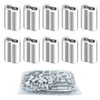 Wire Rope Sleeves 1.5mm 150 Pack Aluminum Wire Rope Fastening
