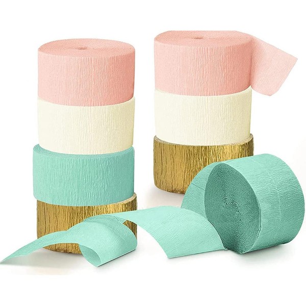 Lumierechat Crepe Streamer Crepe Paper Party Streamer Birthday Decoration 8
