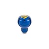 MOMO SK118 ROUND METAL BLUE Shift Knob (Round Metal, Blue)