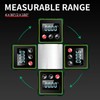 Digital Angle Finder with Electronic Laser Level,Rechargeable Inclinometer- 4-side Strong
