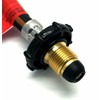 2m Meter Handwheel POL x W20 NRV Pigtail Caravan Propane