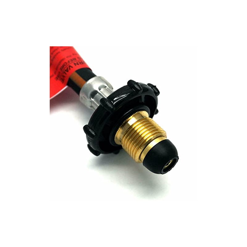 2m Meter Handwheel POL x W20 NRV Pigtail Caravan Propane