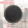 sourcing map 4 Pcs Leather Coasters, Round Drinks Coasters for
