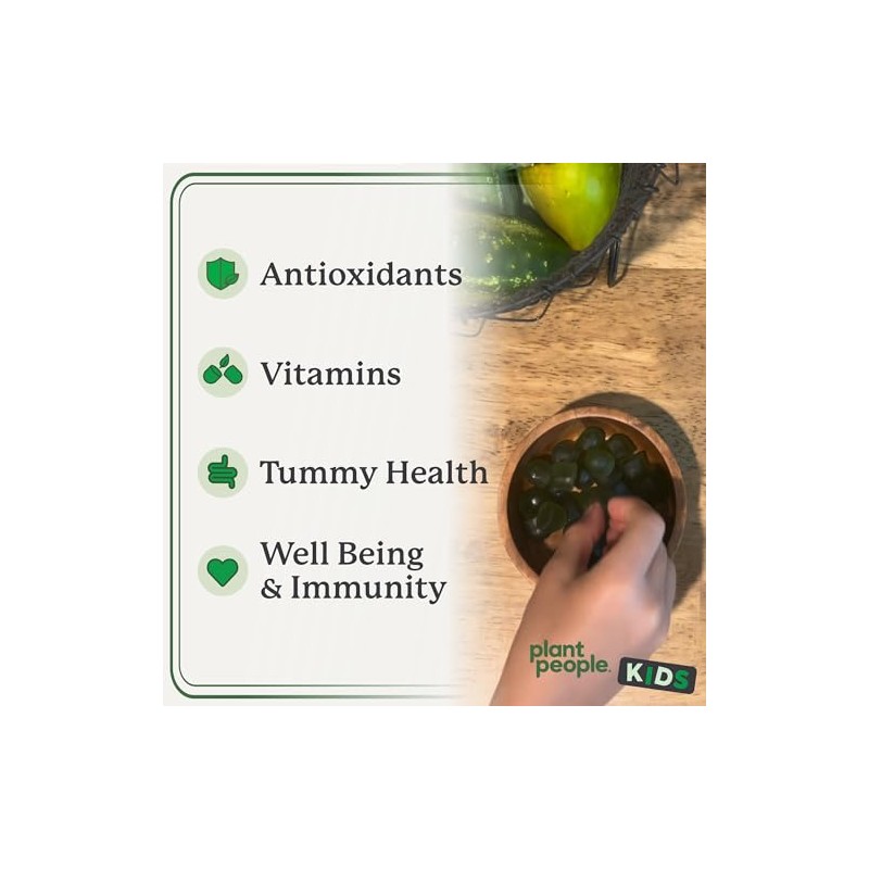 Plant People Kids Wondergreens Super Veggie Gomitas Niños Unidades