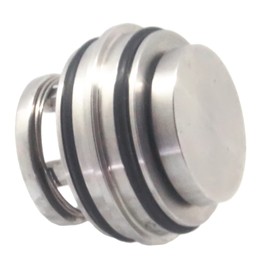 QiiMii Stainless 316L Insert Check Valve Inline Non Return Valve 1.5" Use With Sanitary Ferrules